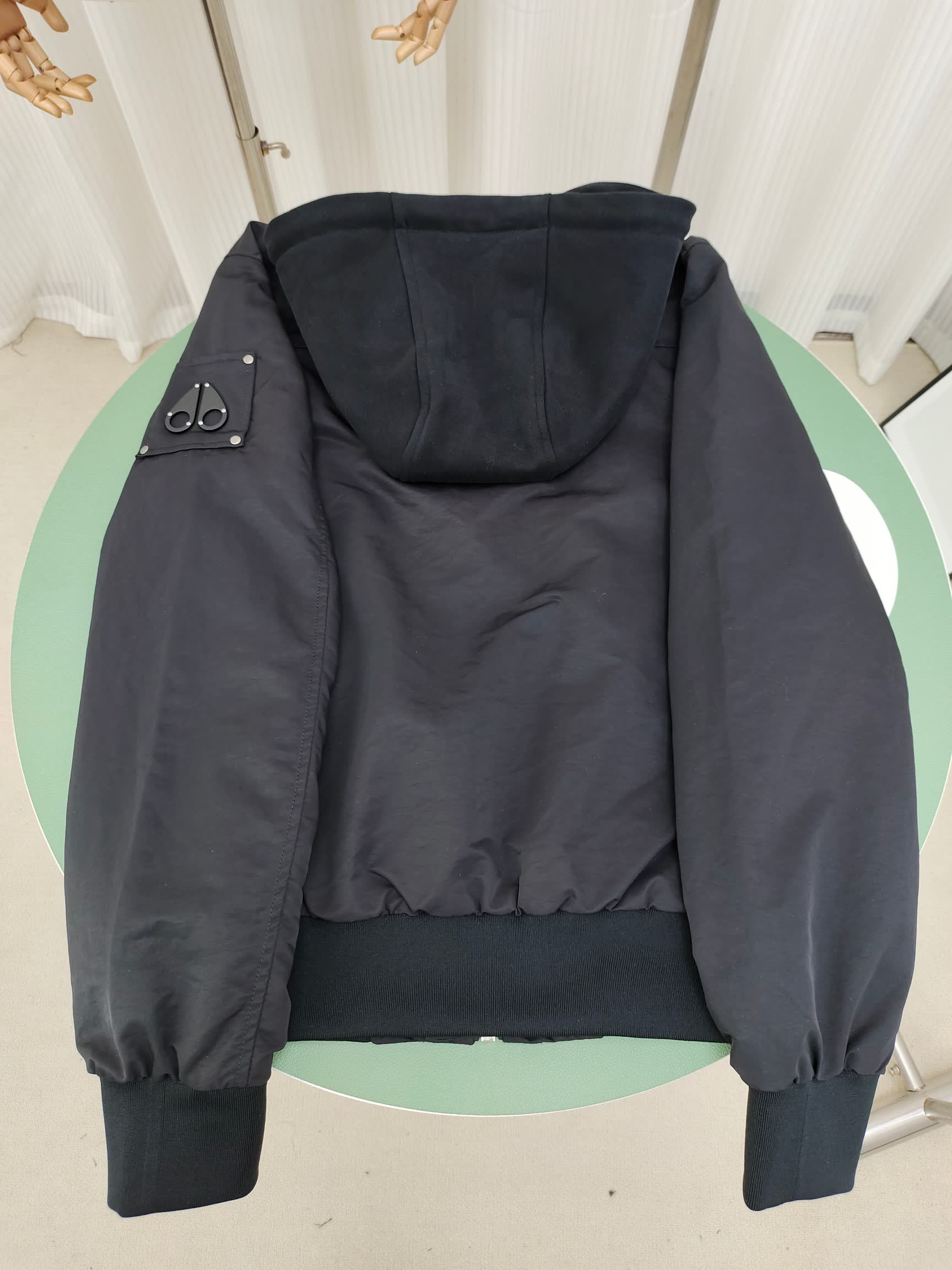 Moose Knuckles Hooded Bomber Jacket Moose Knuckles Hooded Bomber Jacket